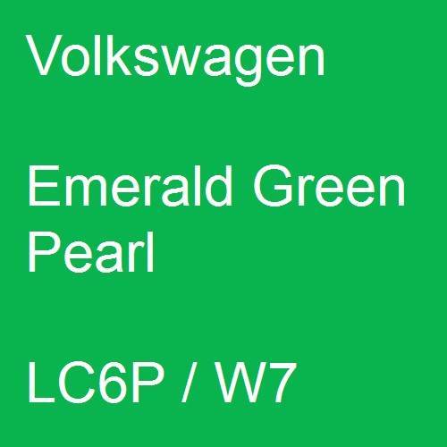 Volkswagen, Emerald Green Pearl, LC6P / W7.